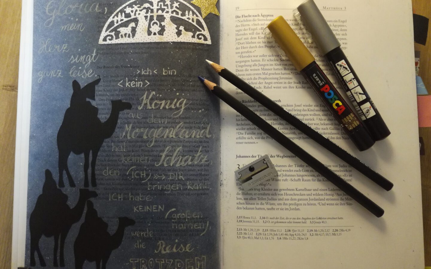 kreativ & hoffnungsvoll – Bible Art Journaling im Advent