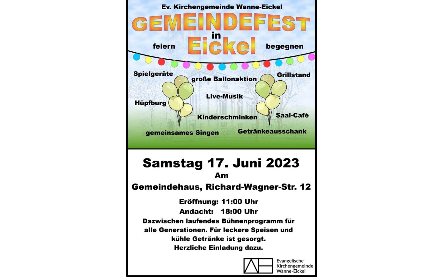 17.06.2023: Gemeindefest in Eickel