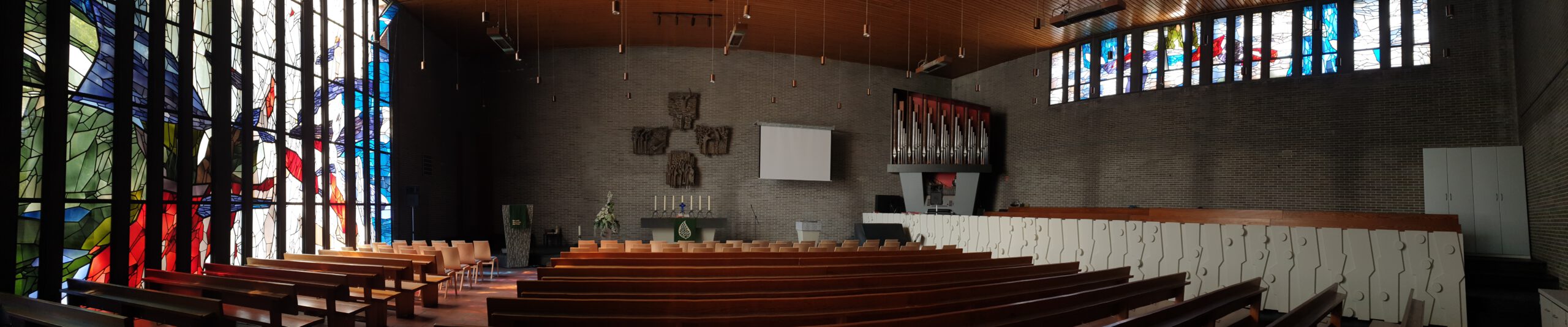 Auferstehungskirche Innen Panorama