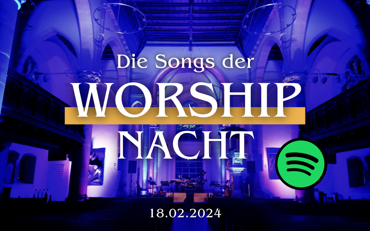 Playlist: Songs der WORSHIP NACHT!