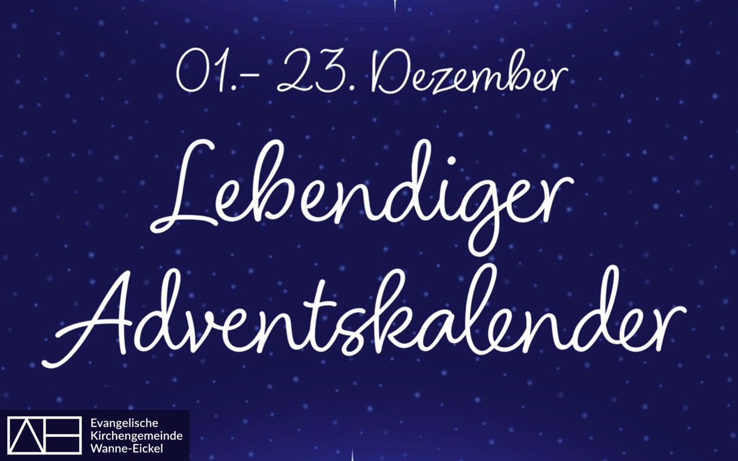 01.-23.12.2024: Lebendiger Adventskalender