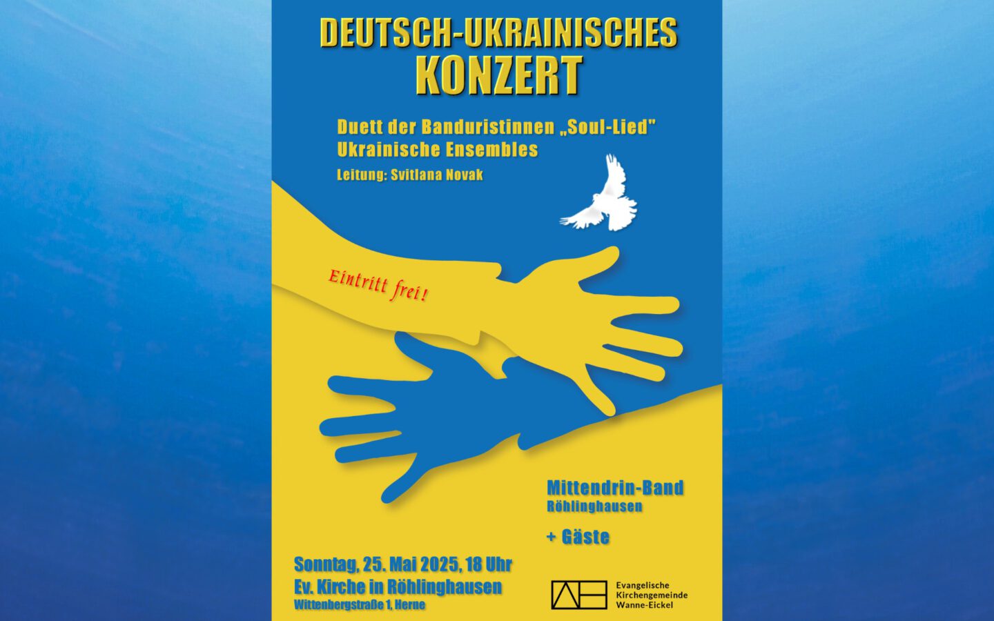 25.05.2025, 18 Uhr: Deutsch-Ukrainisches Konzert