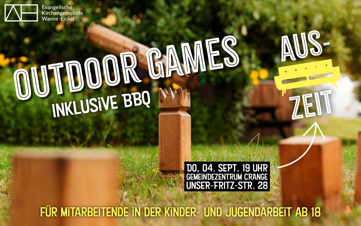 04.09.2025, 19 Uhr: AUSZEIT – inklusive BBQ