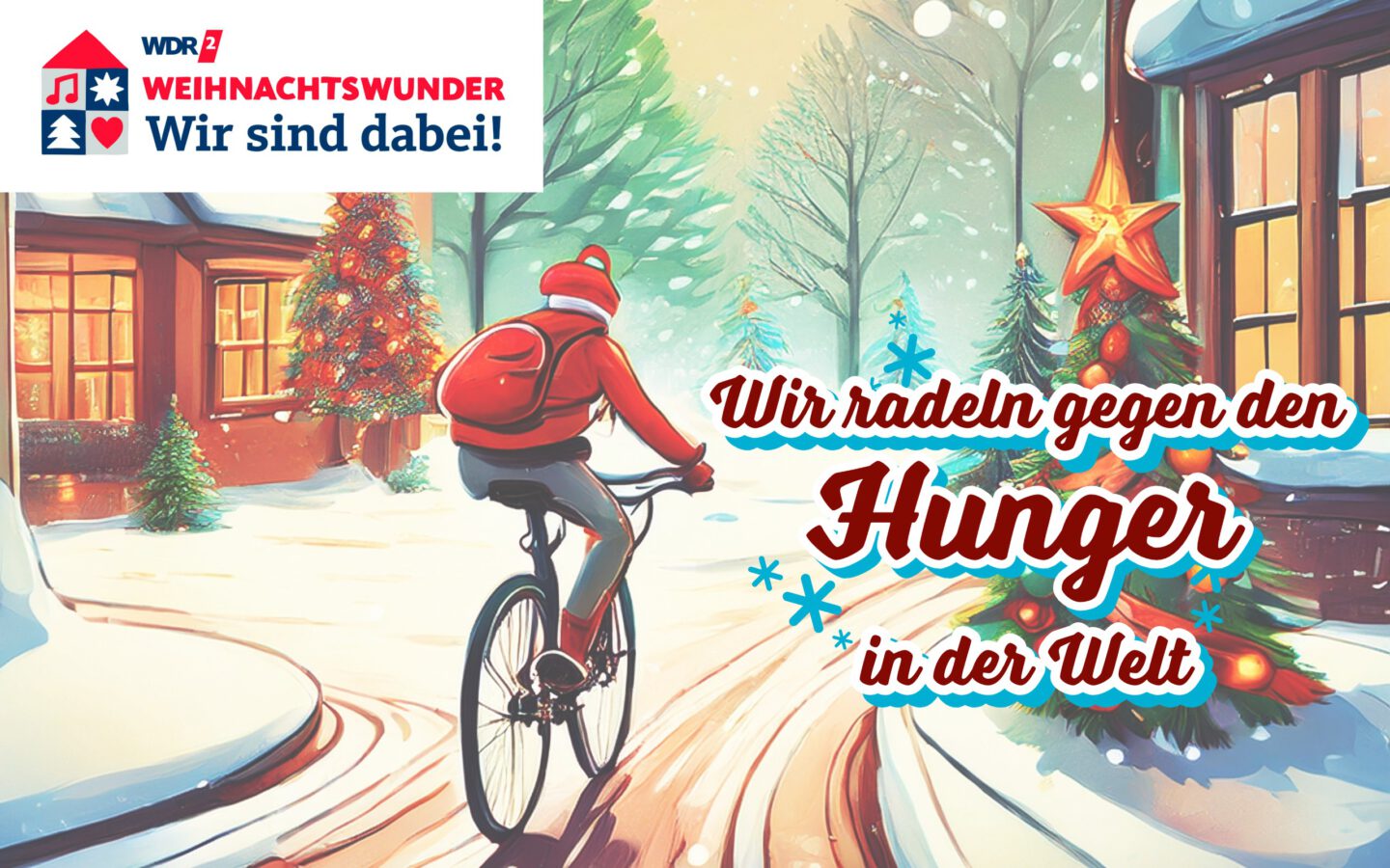 15.12.2025, 15 Uhr: WDR2 Weihnachtswunder – Fahrradtour