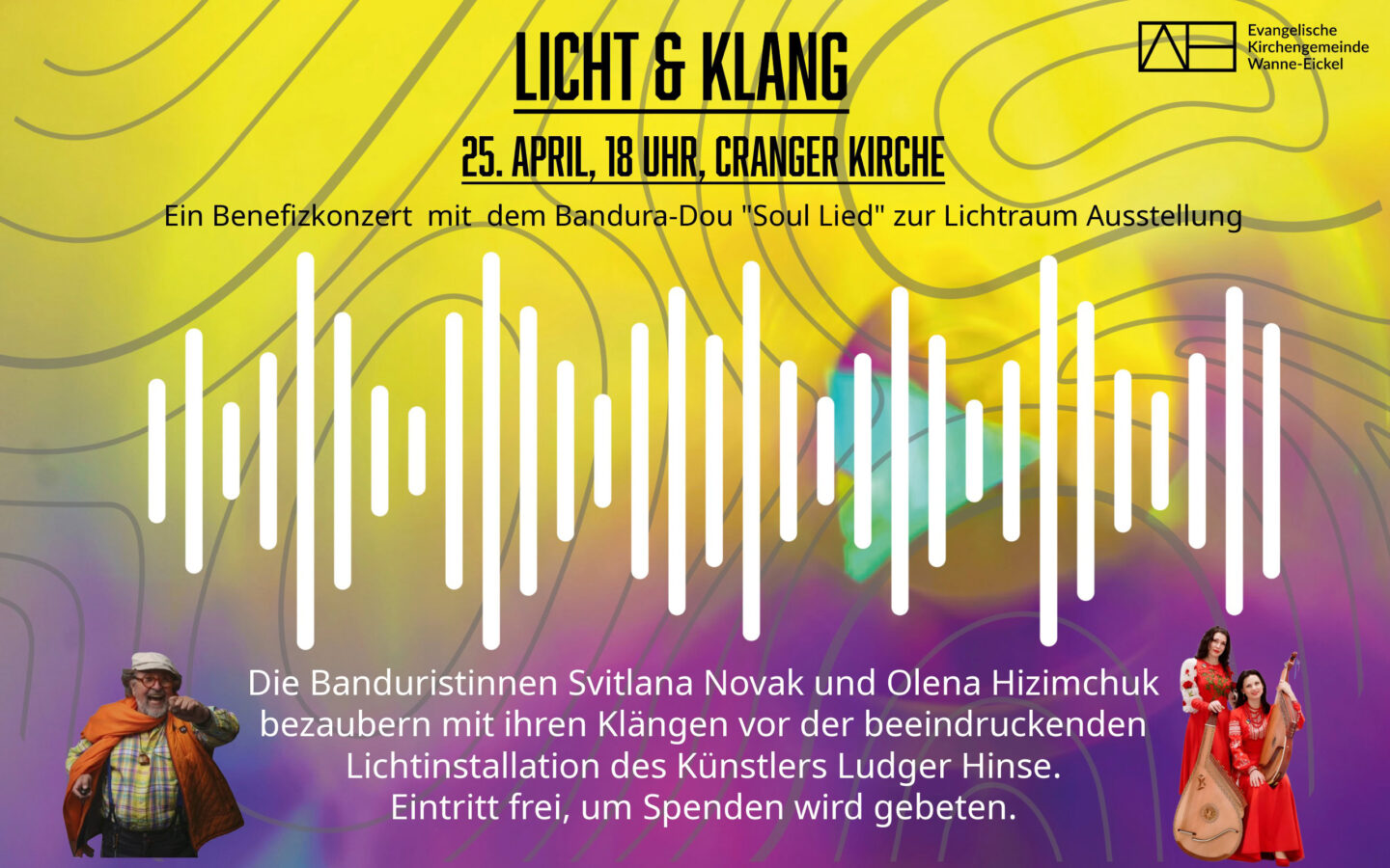 25.04.2026, 18 Uhr: Benefizkonzert im Rahmen der Lichtraum Ausstellung
