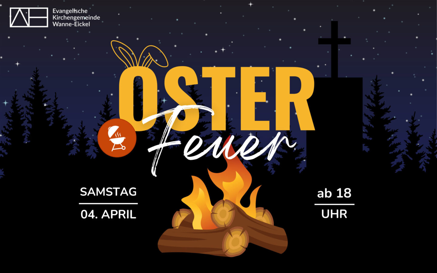 04.04.2026, ab 18 Uhr: Osterfeuer in Wanne!