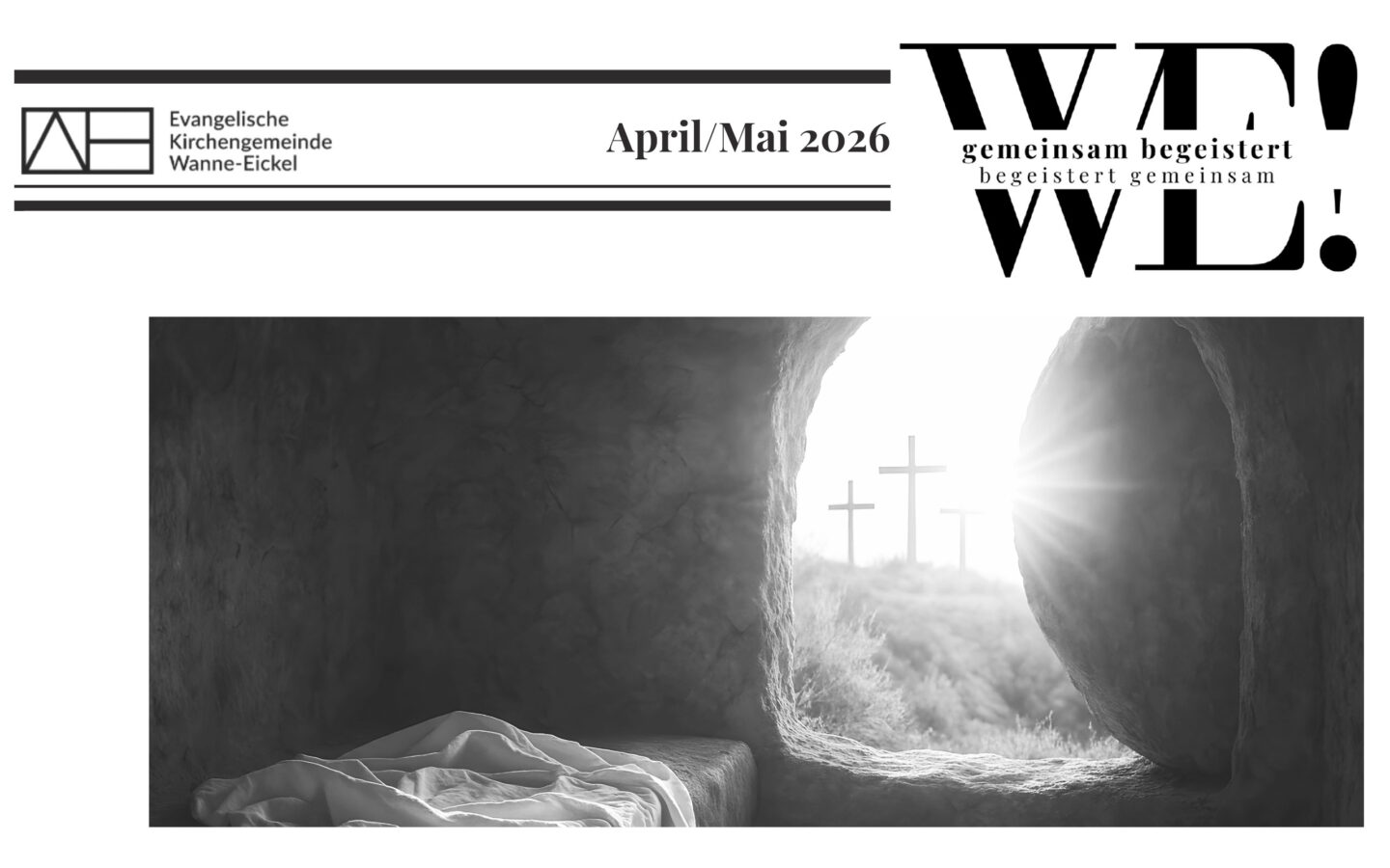 April/Mai 2026: Die neue Ausgabe WE! ist da