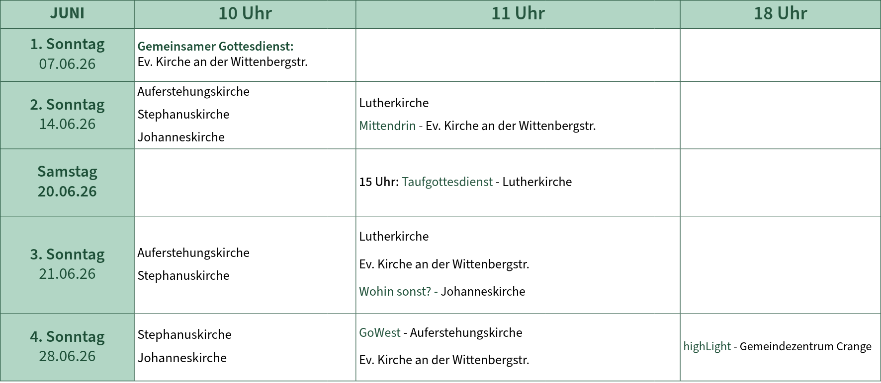 Gottesdienst Schema 2026-8