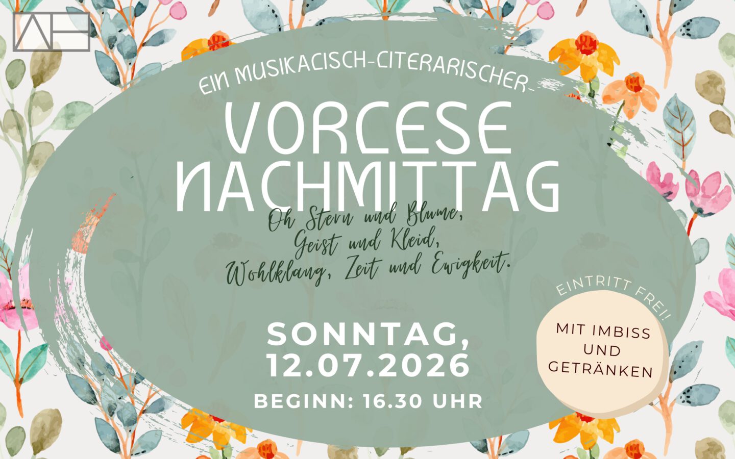 12.07.2026, 16:30 Uhr: Vorlesenachmittag