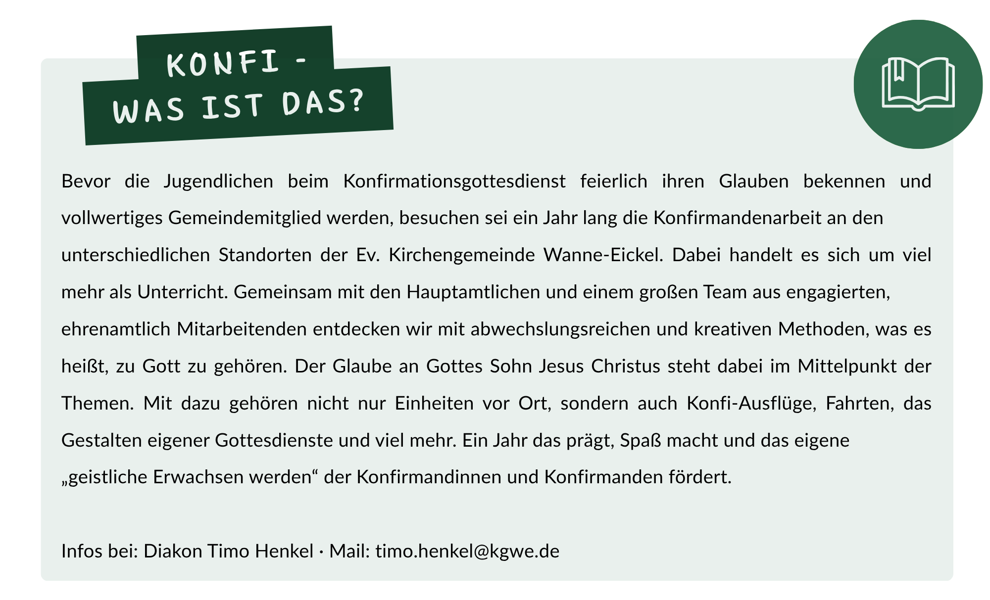 Konfirmation Was ist…