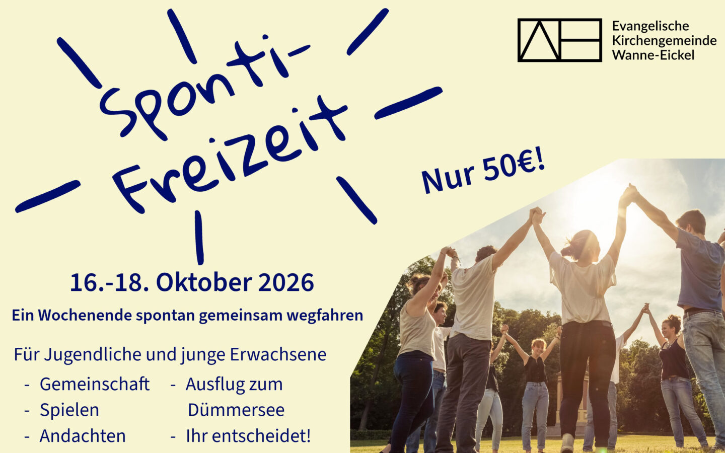 16.-18.10.2026 Sponti-Freizeit