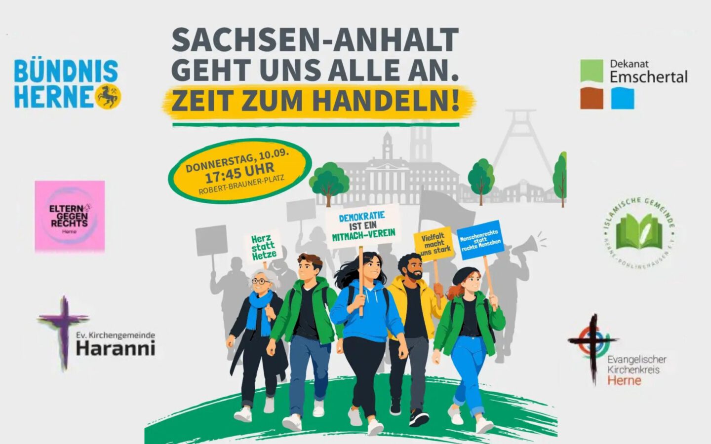 10.09.2026, 17:45 Uhr: Für Demokratie und Menschenrechte
